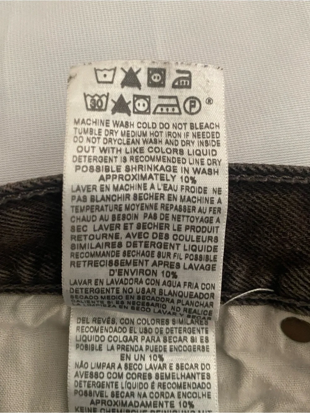VTG Levis 501 Black Denim Jeans Mens 36x30 Fade Button Fly Mexico 90sPLEASE READ